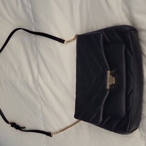 A new day black quilted cross body.